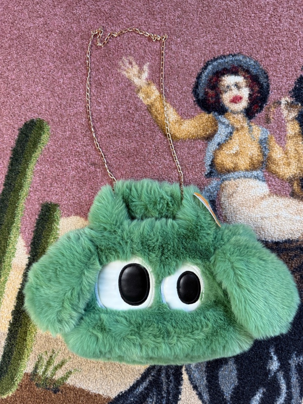 SHOULDER BAG PURSE CUTE FUZZY